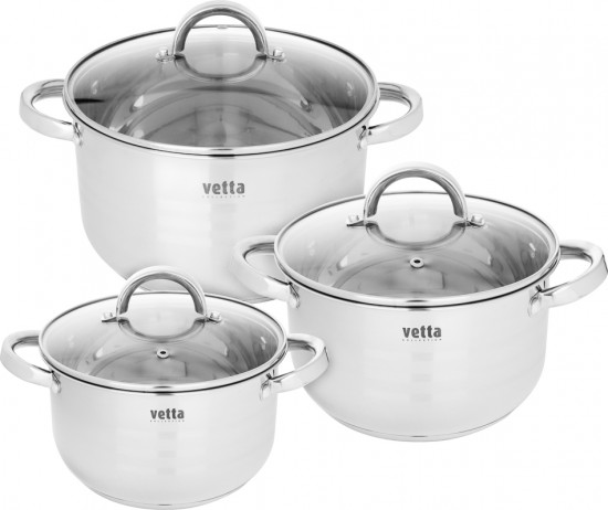 Набор кастрюль с крышкой «Фултон»