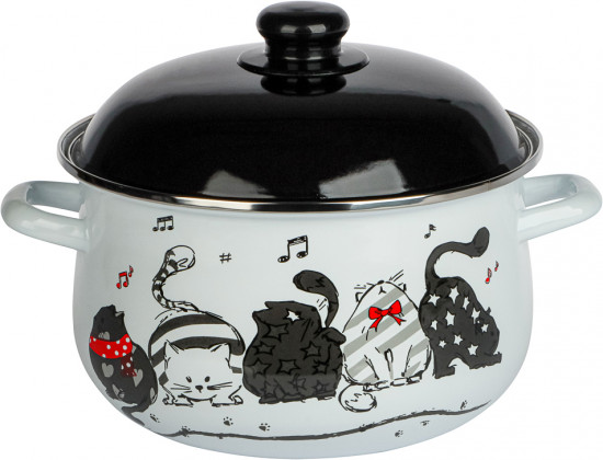 Кастрюля с крышкой «Хвостатые друзья»