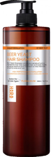 Шампунь против выпадения волос на основе пивных дрожжей «Beer Yeast Hair Shampoo»