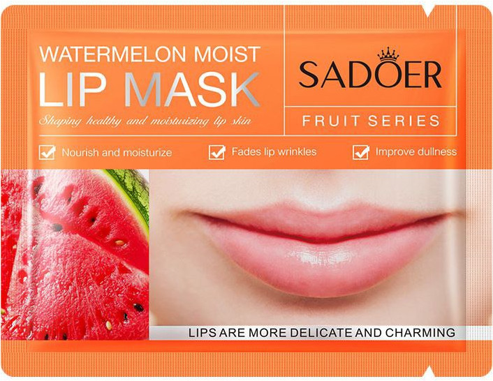 Увлажняющая маска для губ с экстрактом арбуза | SADOER