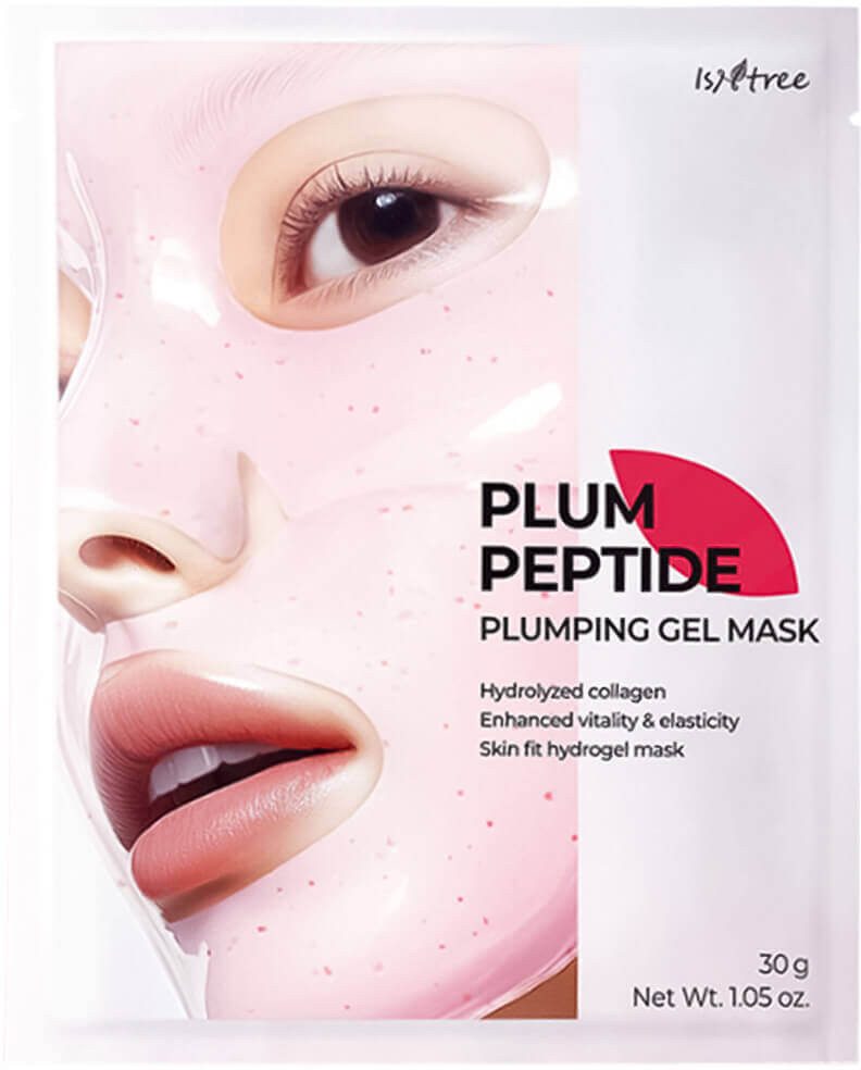 Гидрогелевая маска для лица с коллагеном и аргирелином «Plum Peptide Plumping Gel Mask» | IsNtree