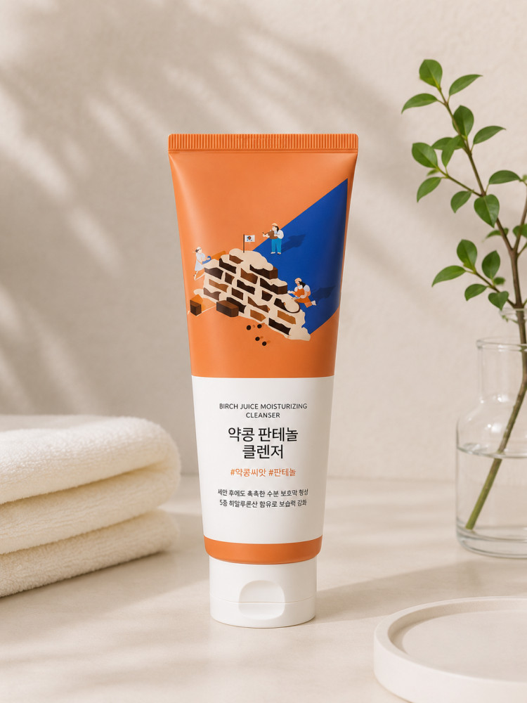 Пенка для умывания «Soybean Panthenol Cleanser» | Round Lab