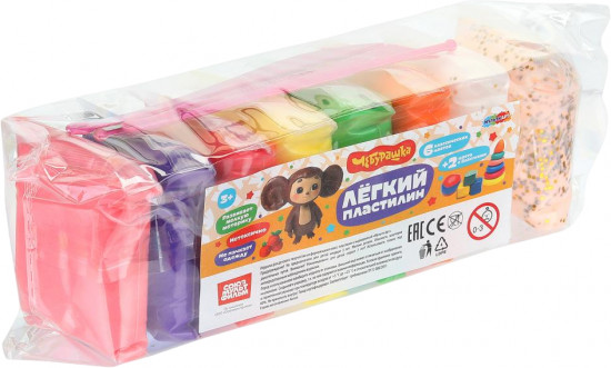 Пластилин лёгкий «Чебурашка»