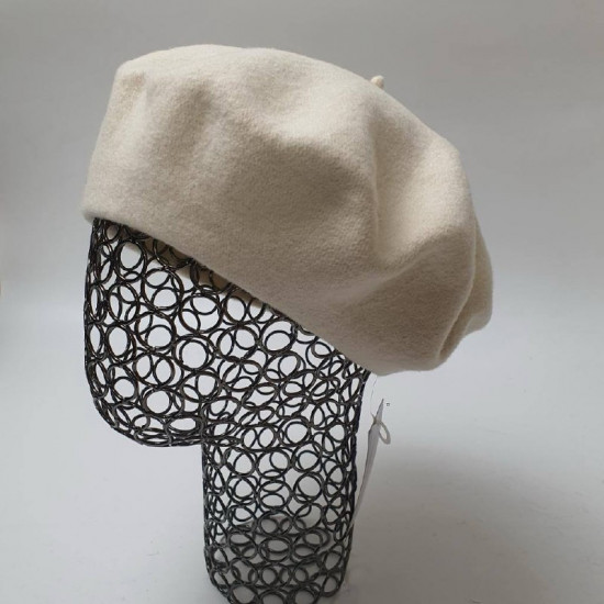 Берет однотонный кашемировый