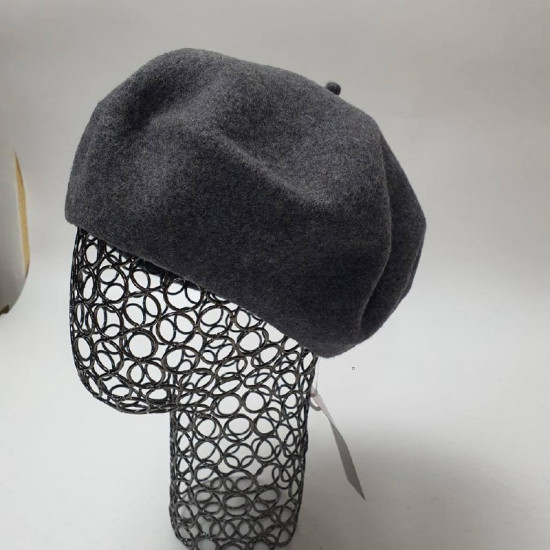 Берет однотонный кашемировый