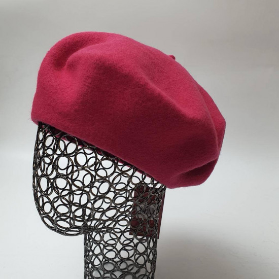 Берет однотонный кашемировый