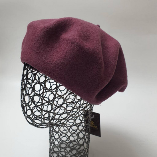 Берет однотонный кашемировый