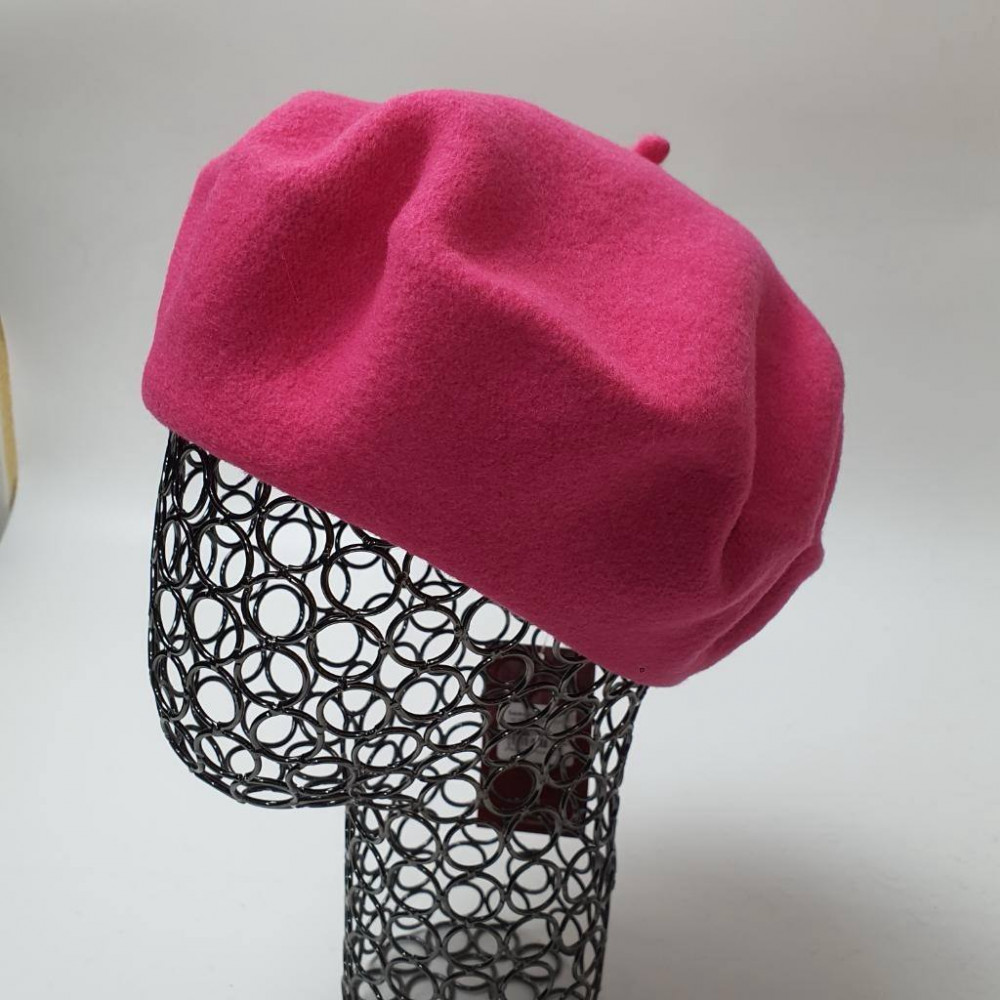 Берет однотонный кашемировый