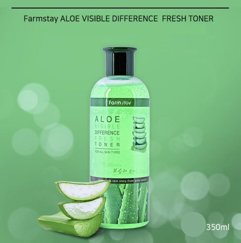 Тонер для лица с алоэ «Visible Difference Fresh Toner Aloe» | FarmStay