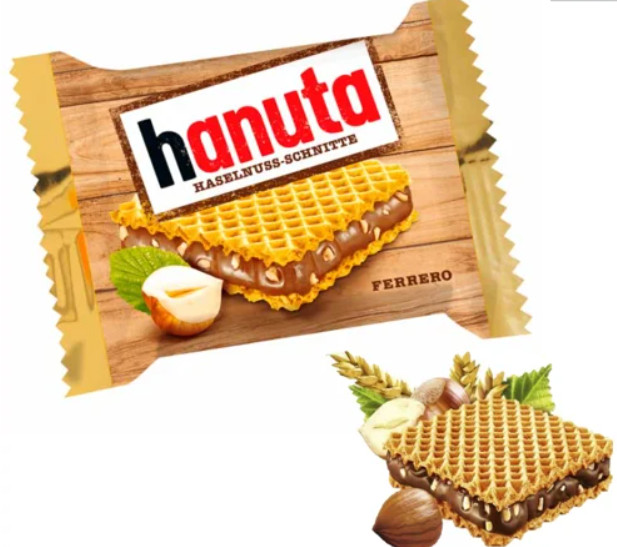 Вафли с ореховым кремом «Hanuta huzelnuss» | Ferrero