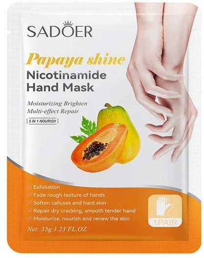Питательная маска для рук с экстрактом папайи