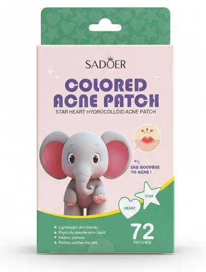 Пластыри от акне в виде сердец и звезд
