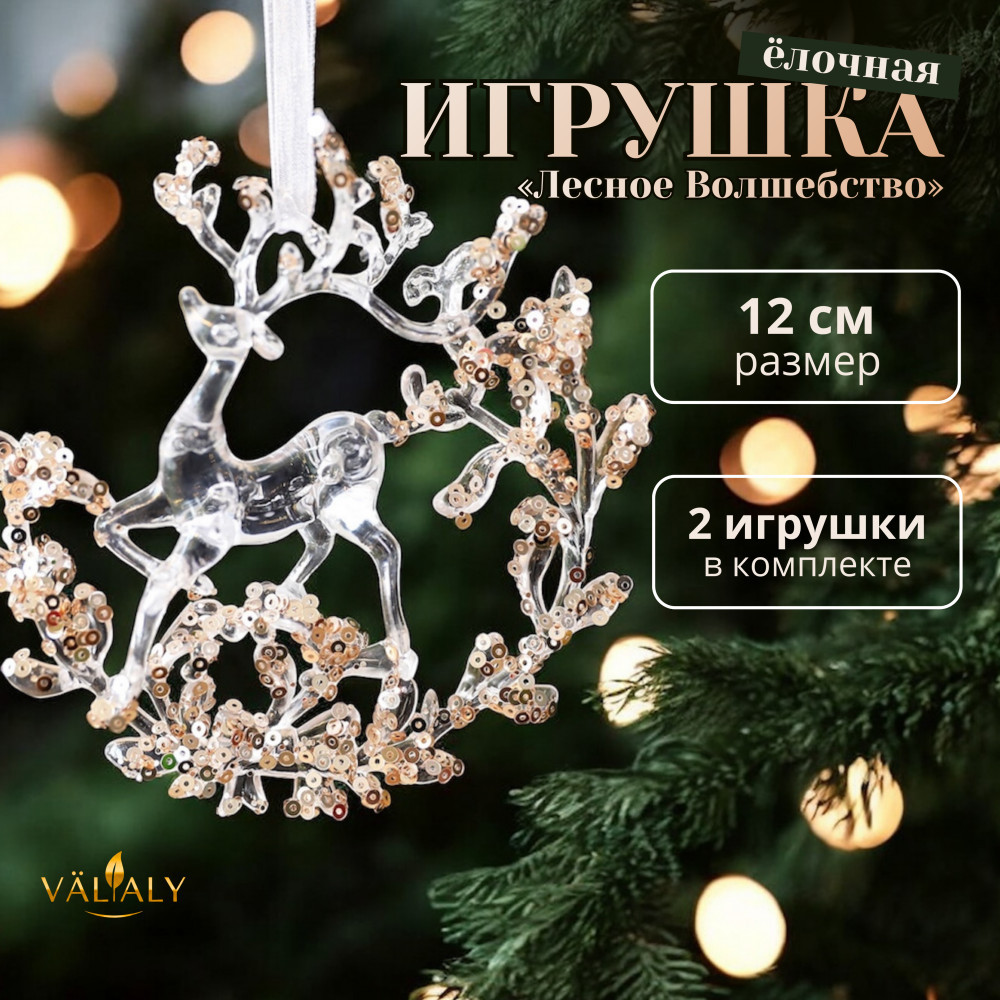 Набор ёлочных игрушек «Лесное волшебство»