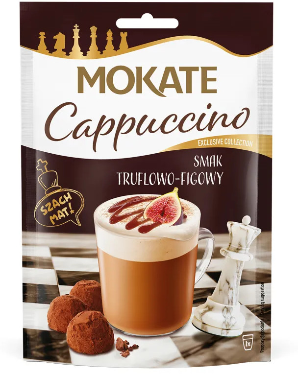 Напиток кофейный растворимый со вкусом шоколадного трюфеля и инжира | Cappuccino | Mokate Group