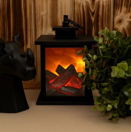 Декоративный светильник «Камин»