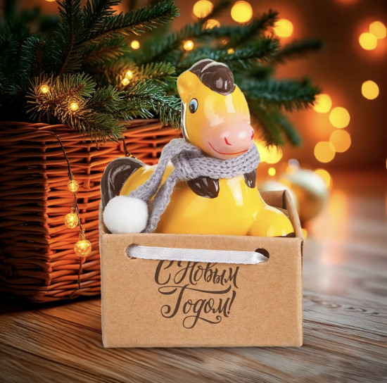 Сувенир новогодний «Лошадь»