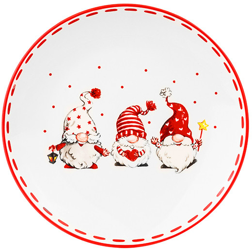 Тарелка «Веселые гномики»