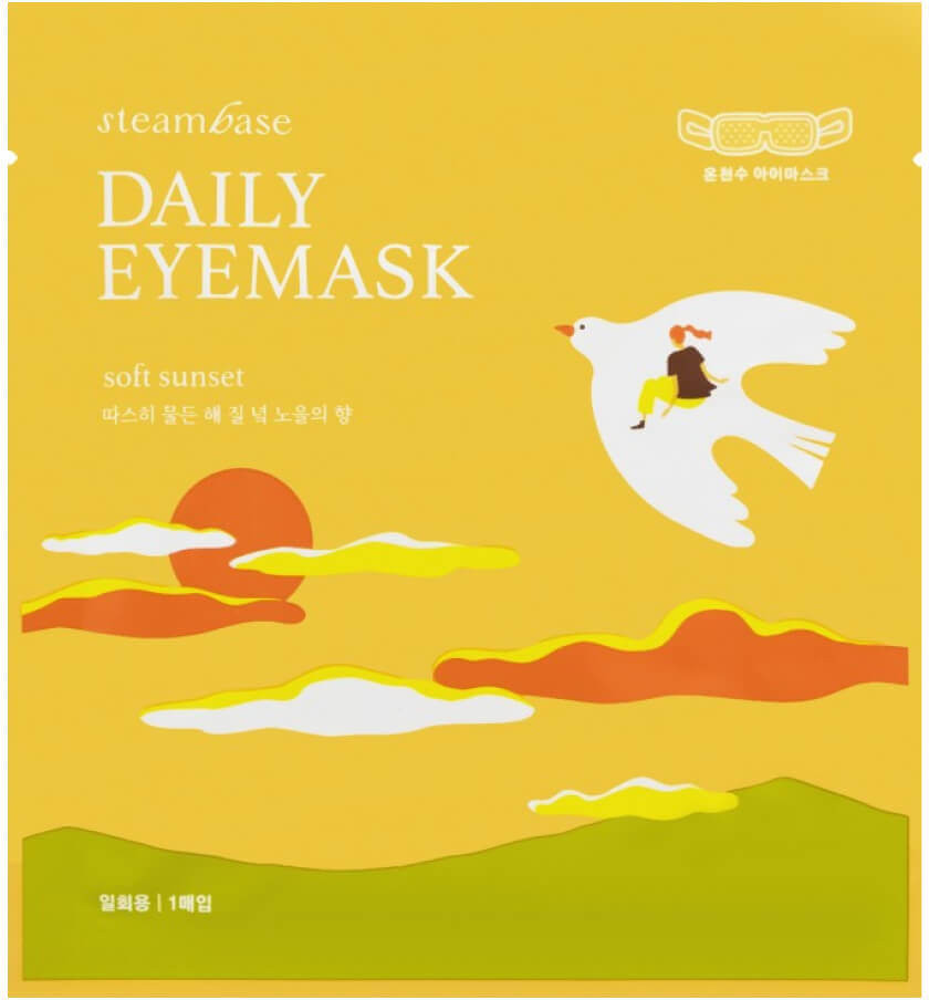 Согревающая маска для глаз с эффектом ароматерапии «Soft Sunset» | Steambase