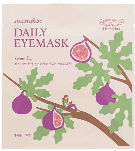 Согревающая маска для глаз с эффектом ароматерапии «Sweet Fig» | Steambase