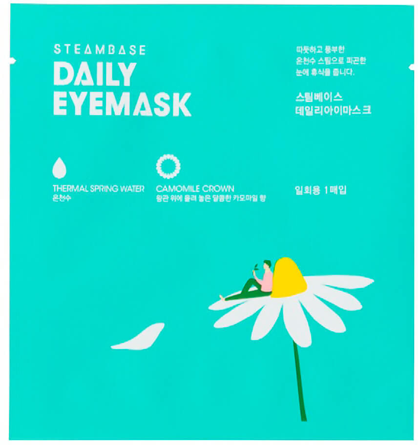 Согревающая маска для глаз с эффектом ароматерапии «Camomile Crown» | Steambase