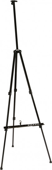 Мольберт переносной с полкой и держателем для кистей