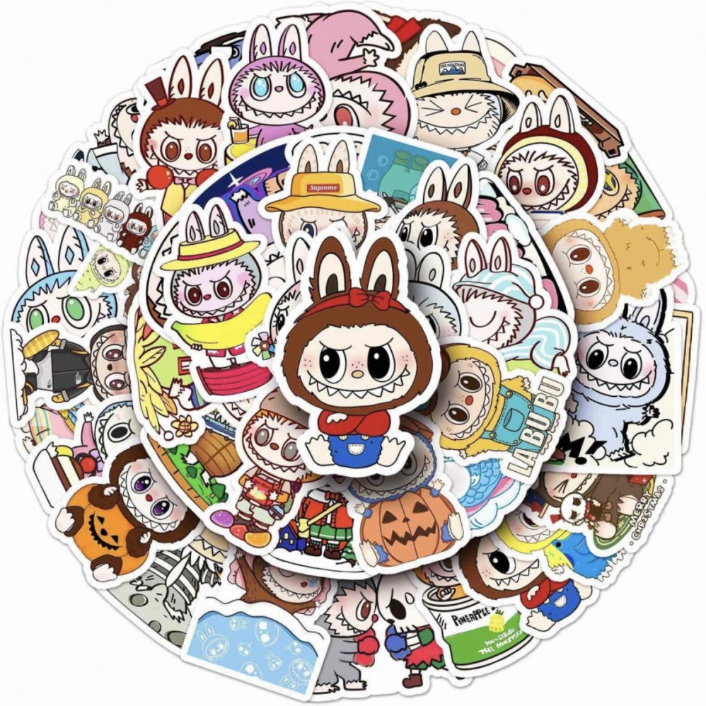 Набор наклеек «Лабубу»