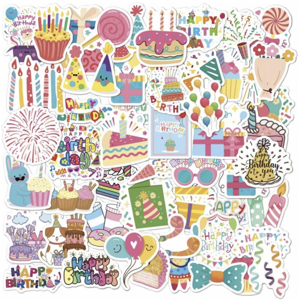 Набор наклеек «Happy Birthday»