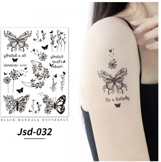 Набор временных татуировок