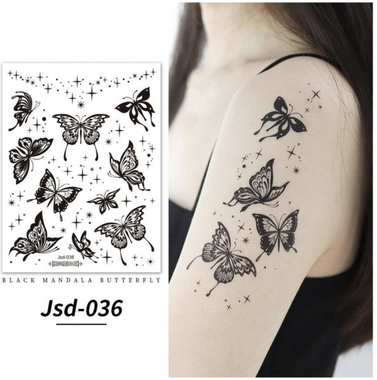 Набор временных татуировок