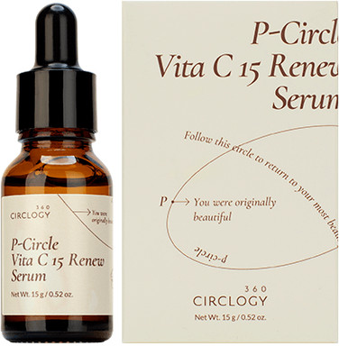 Осветляющая сыворотка для лица с 15% витамина С «P-Circle Vita C 15 Renew Serum»