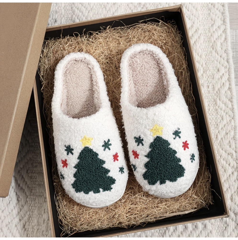 Тапочки женские «Зеленая елка»