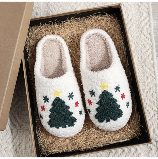 Тапочки женские «Зеленая елка»