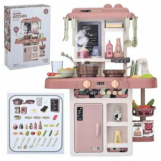 Детская кухня с паром, музыкой и светом