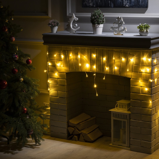 Электрогирлянда -бахрома с переходником