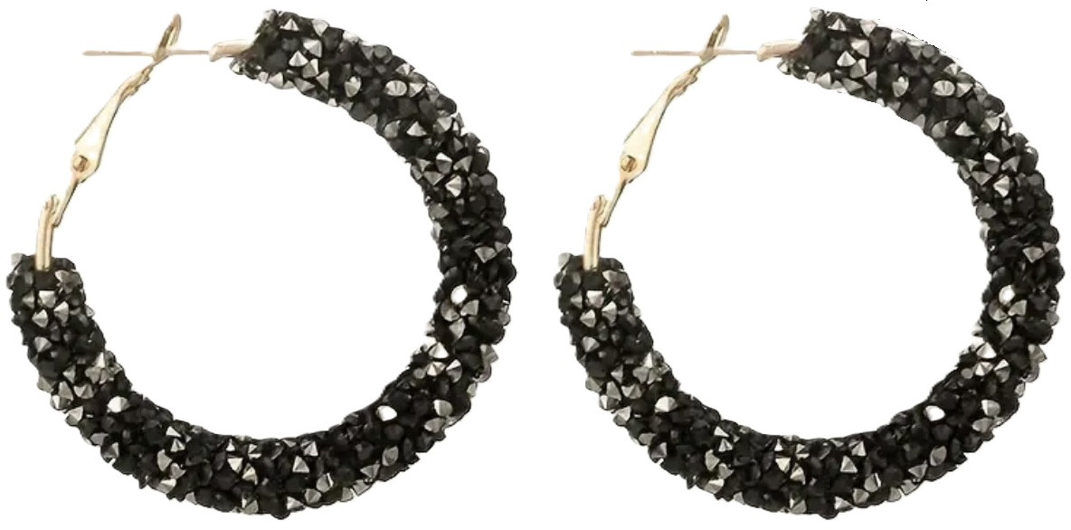 Серьги женские «Черная ночь»