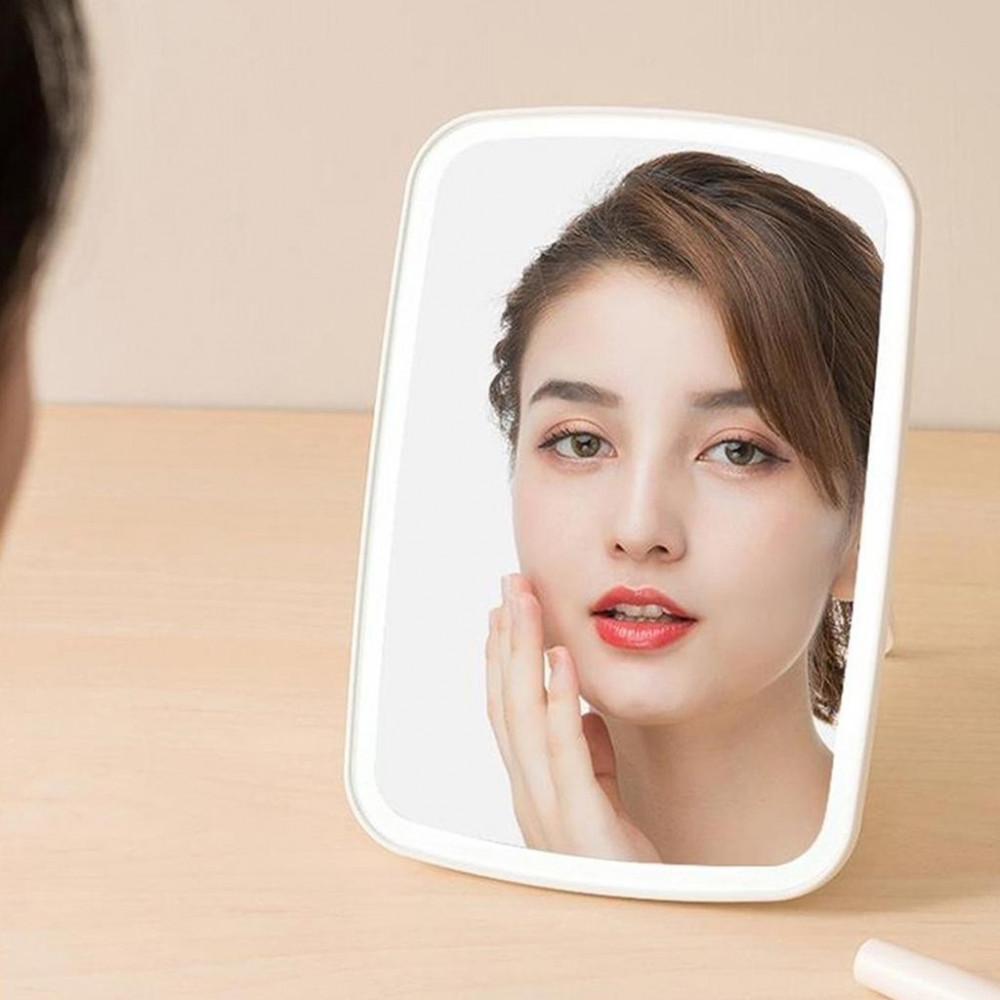 Зеркало настольное со светодиодной подсветкой