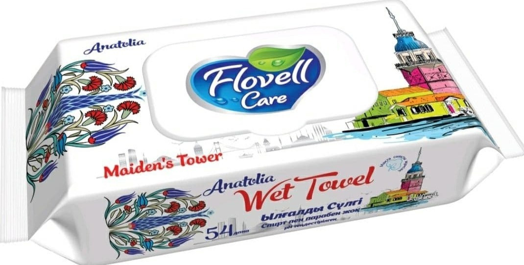 Салфетки влажные освежающие «Anatolia» | Flovell Care