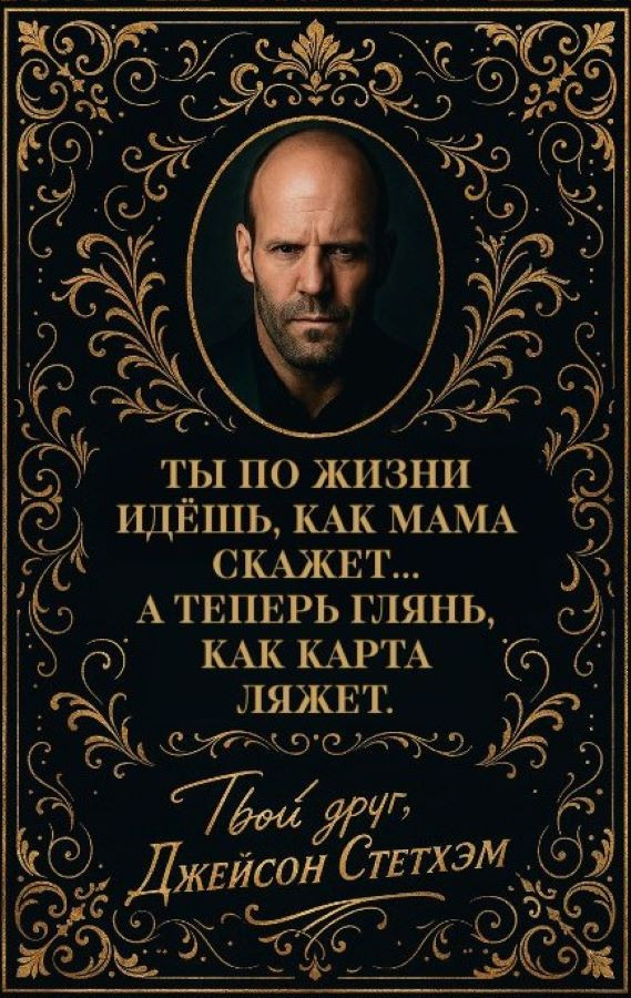 Метафорические карты от Джейсона Стетхэма. 40 карт-мудростей для укрепления пацанского духа | Подарочные издания. Кино