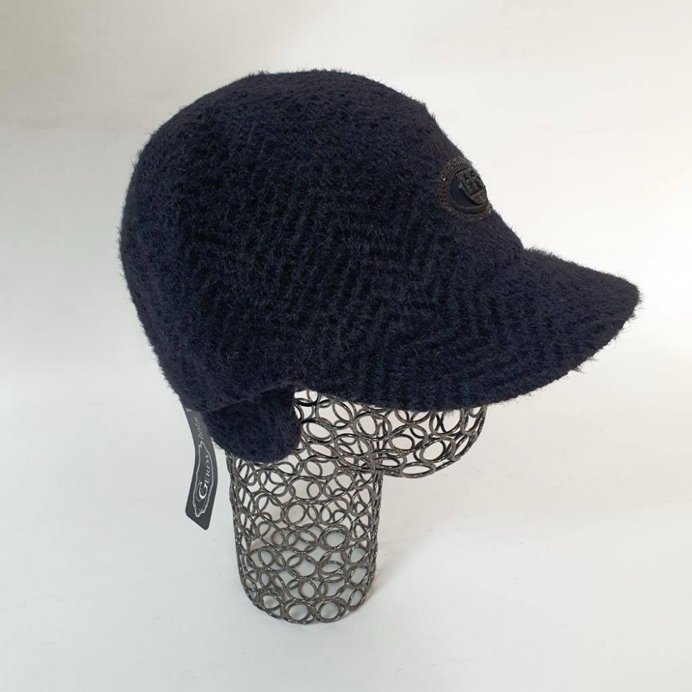 Бейсболка-жокейка из шерсти без регулировки размера | Gerda