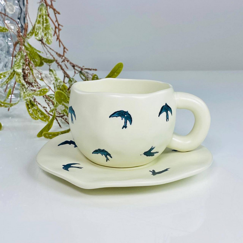 Чашка с блюдцем | Lenardi