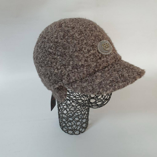 Бейсбол-кажокейка из букле и шерсти без регулировки размера