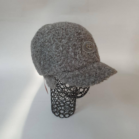 Бейсбол-кажокейка из букле и шерсти без регулировки размера