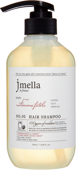 Парфюмированный шампунь для всех типов волос «In France Femme Fatale Hair Shampoo»