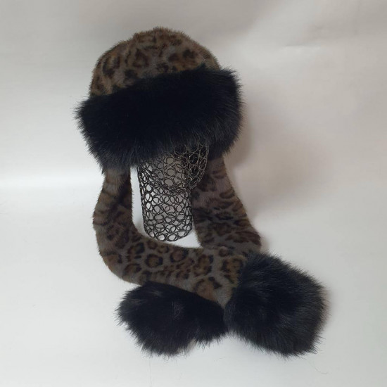 Шапка женская с длинными ушками «Ярославна»