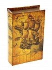 Сейф-книга кожа «Морской круиз»
