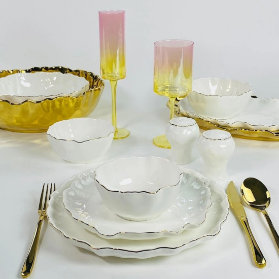 Столовый сервиз «Ванесса золото»