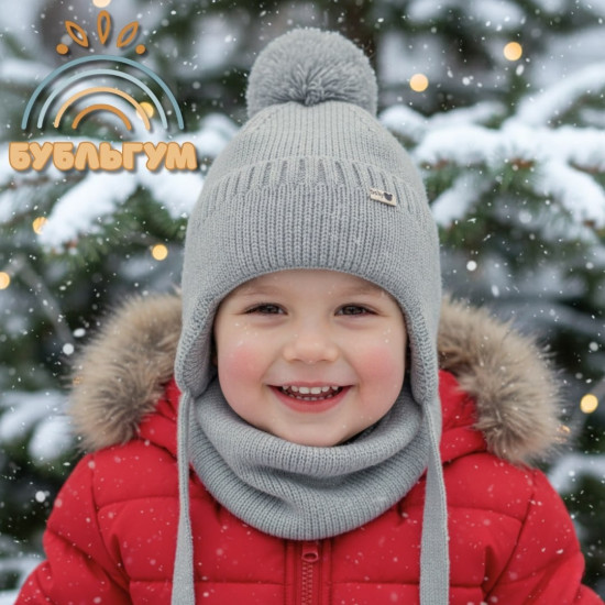 Детский зимний комплект со снудом для мальчиков