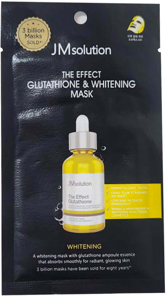 Осветляющая маска с глутатионом «The Effect Glutathione & Whitening Mask» | JMsolution