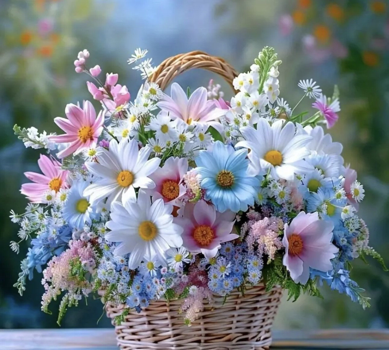 Алмазная мозаика «Весенний букет»