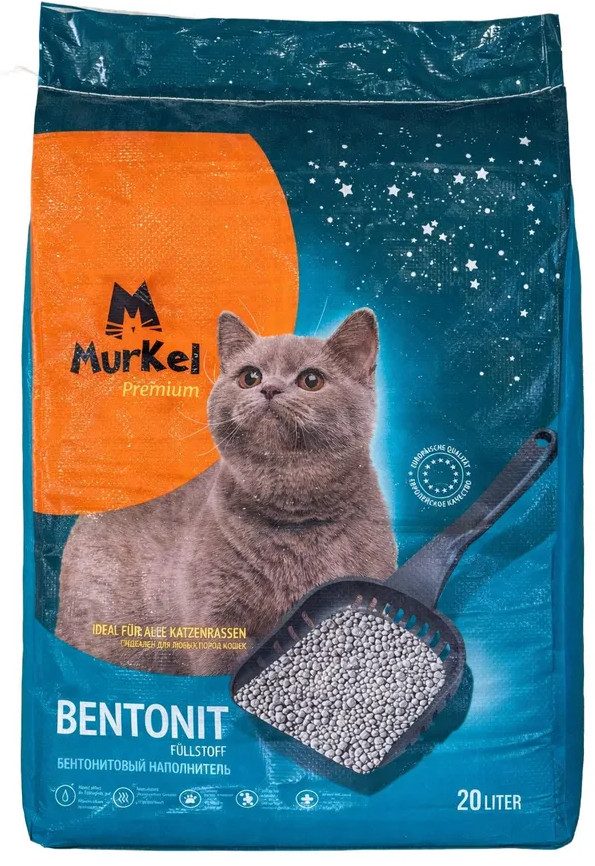 Наполнитель бентонитовый комкующийся «Лаванда» | Murkel